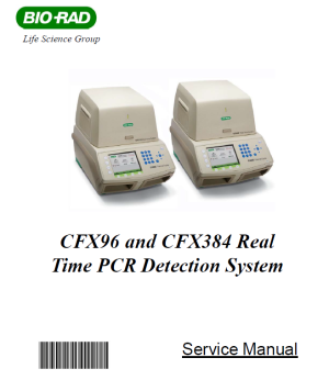 biorad CFX96 and CFX384 Real Time PCR Detection System 维修手册